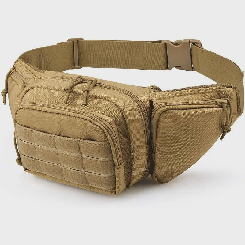 Tactische Heuptas voor Mannen - Multifunctionele Sling Bag voor Sport, Outdoor & Motorrijden