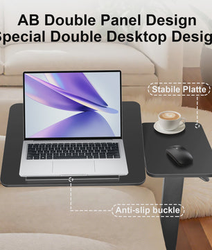 Verstelbaar Zit-Sta Bureau met Pneumatische Lift - Laptoptafel voor Thuis