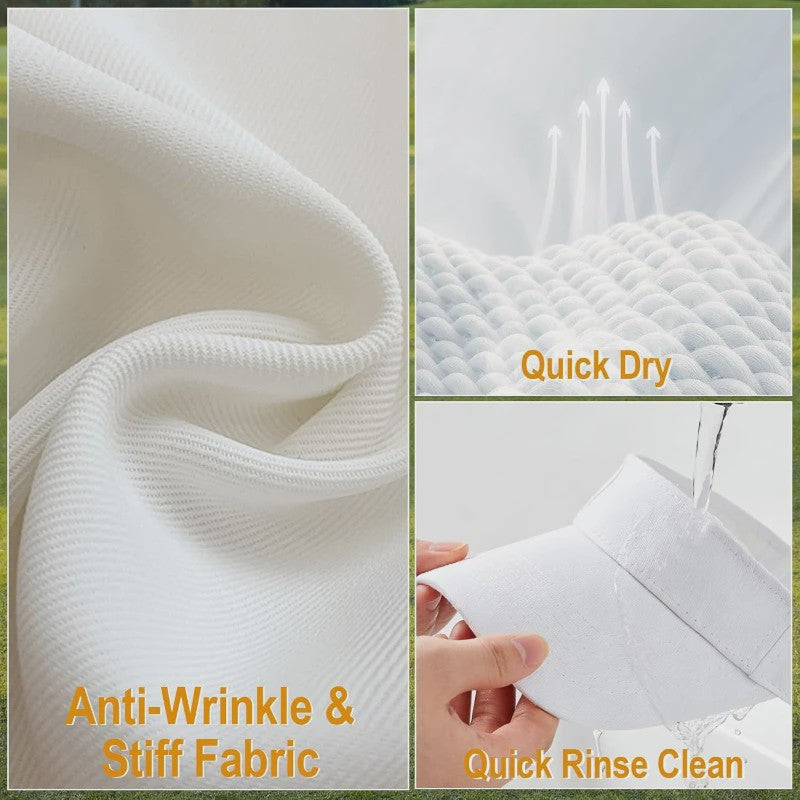 Lichtgewicht Sneldrogende Zonneklep voor Dames - Perfect voor Sport, Golf, Tennis & Hardlopen