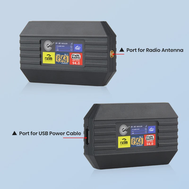 DAB+ Radio Antenne met USB Adapter voor Auto Android Radio - Junsun Compatibel