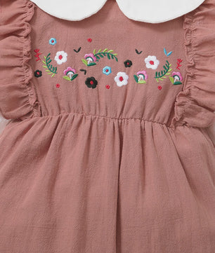 Schattige Baby Bodysuit met Bloemenprint en Lange Mouwen - 0-18 Maanden