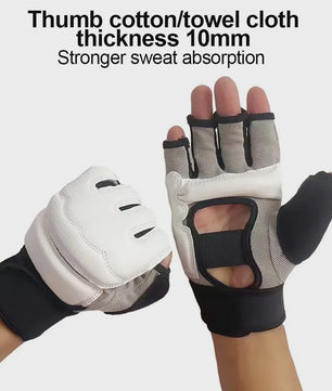 Half Finger Bokshandschoenen PU Leer - MMA, Kickboksen, Karate, Muay Thai Training