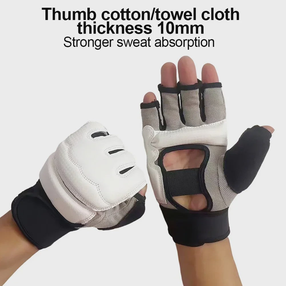 Half Finger Bokshandschoenen PU Leer - MMA, Kickboksen, Karate, Muay Thai Training