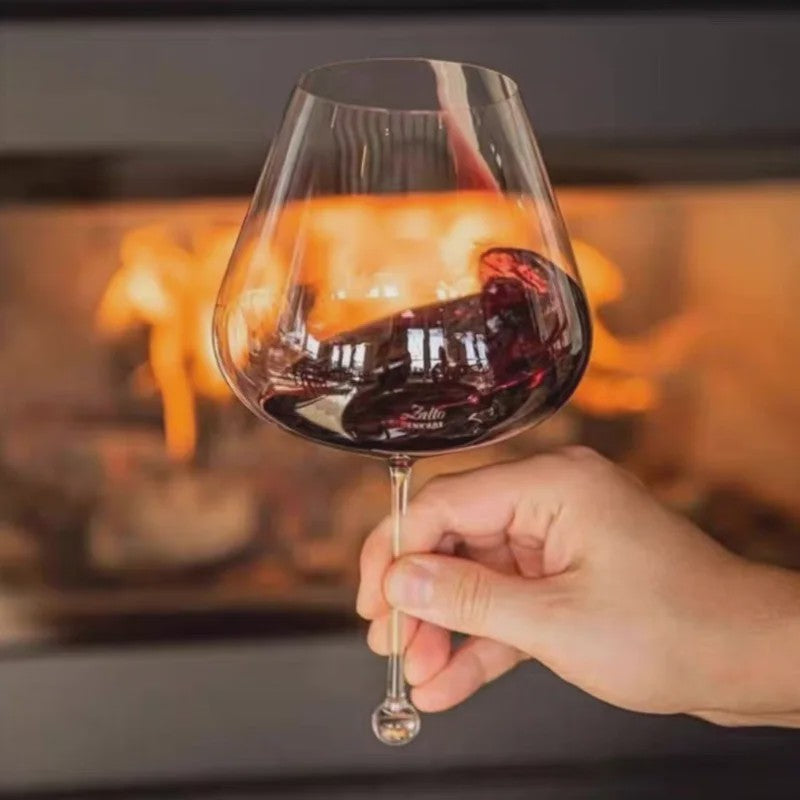 Handgemaakt Luxe Kristallen Wijnglas 960ml - Perfect voor Rode Wijn, Cocktails & Whisky