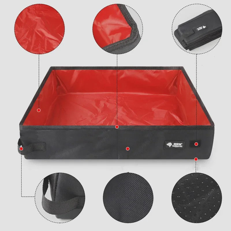 Draagbare Opvouwbare Reismand Kattenbak Hondentoilet Waterdicht Outdoor