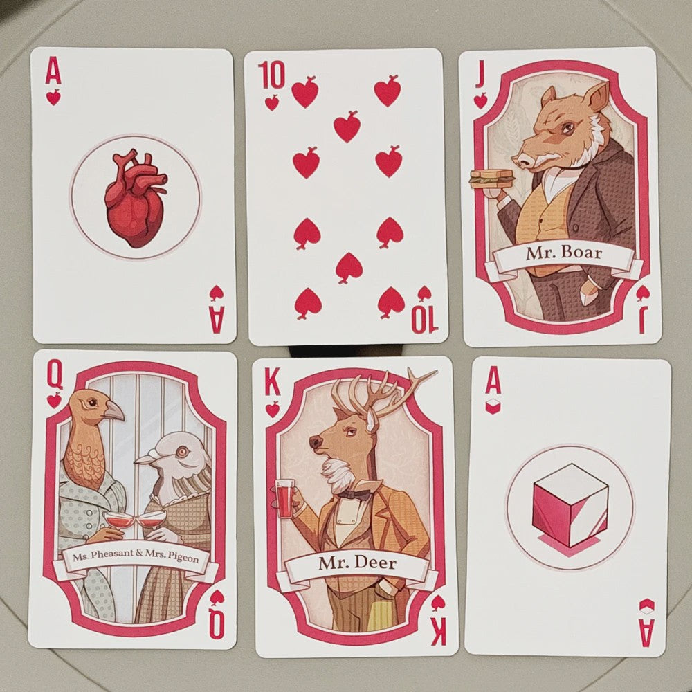 Rusty Lake Speelkaarten - 54 Kaarten met Mr. Crow, Mr. Owl & Cube Escape Personages