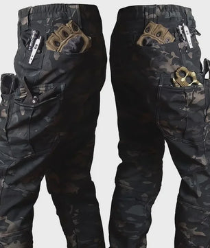 Militaire Softshell Combat Set: Ademend Uniform met Capuchon Jas en Cargo Broek - Ideaal voor Jacht & Outdoor