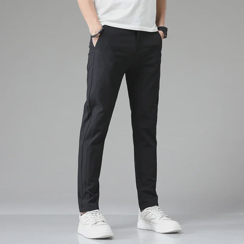 Heren Stretch Slim Fit Casual Broek - Ademend & Comfortabel voor Golf en Sport
