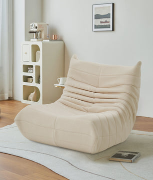 XXL Design Beanbag van Lamswol - Comfortabele Zitzak als Sofa, Fauteuil of Vloerkussen