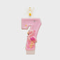 Roze Flamingo Nummer Kaarsjes - Verjaardag, Feest & Decoratie