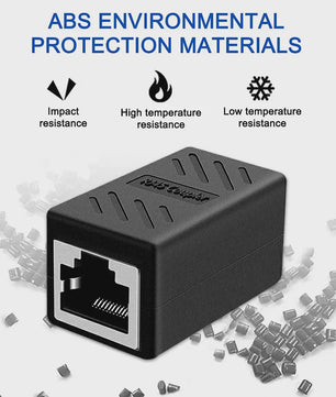 RJ45 Ethernet Kabel Verlengstuk - 1000Mbps LAN Connector voor Cat6/Cat5e - Female naar Female