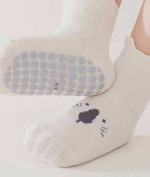 Schattige Baby Sokken met Dierenprint - Antislip & Ademend voor Jongens en Meisjes