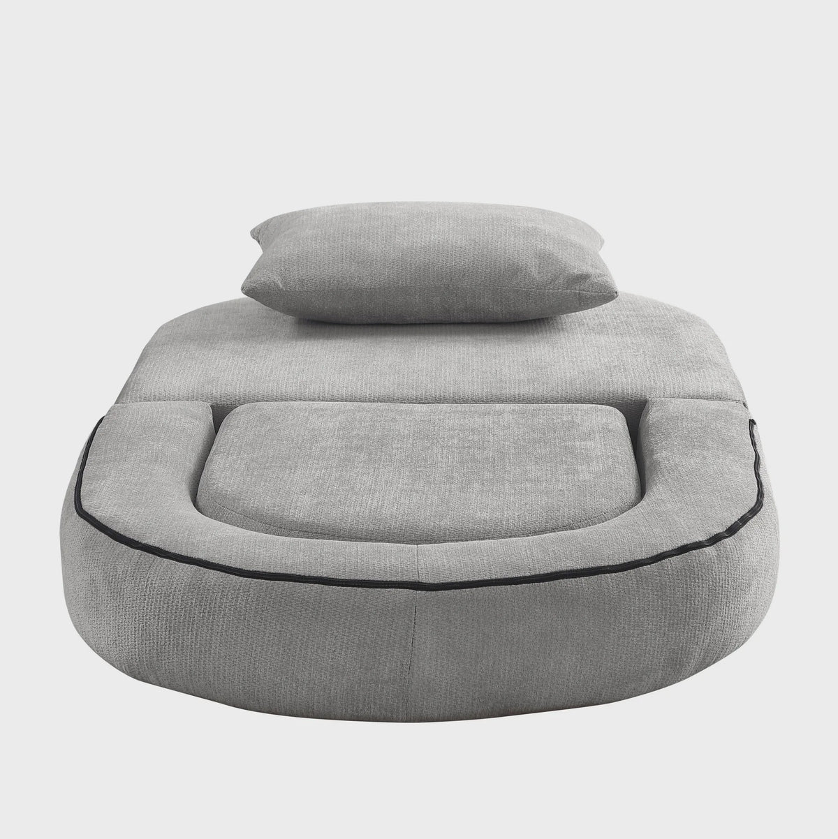 Modulaire Slaapbank Futon Fauteuil met Kussen - Compact en Multifunctioneel