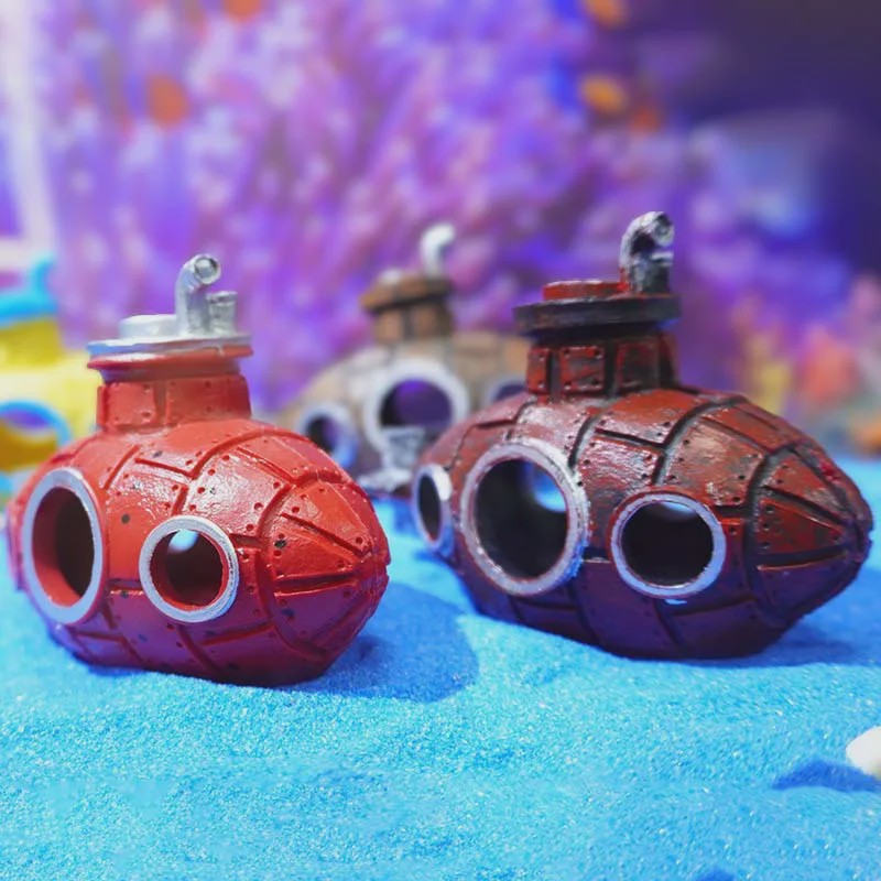 Decoratieve Onderzeeër voor Aquarium - Schuilplaats voor Vissen & Garnalen