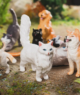 Set van 12 Boerderijdieren Speelgoed Figuren - Paard, Koe, Hond, Kip, Eend, Schaap