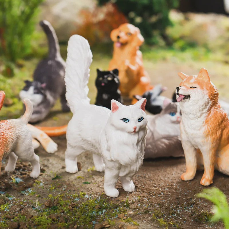 Set van 12 Boerderijdieren Speelgoed Figuren - Paard, Koe, Hond, Kip, Eend, Schaap