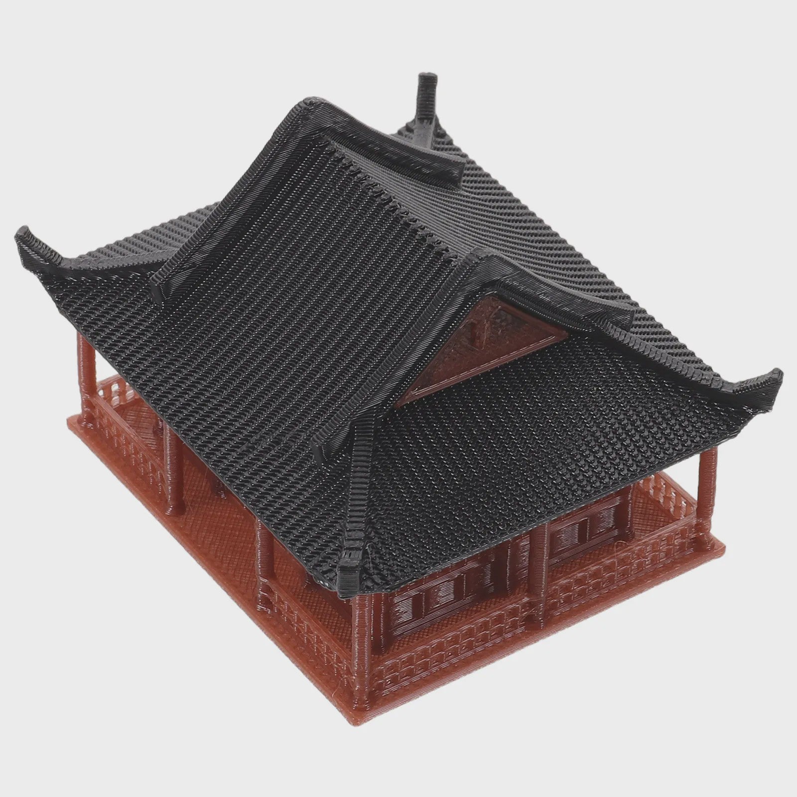 Miniatuur Zen Paviljoen Decoratie - Chinese Tempel Beeldje voor Tuin & Huis