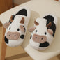 Warme Pluche Koe Pantoffels voor Dames & Heren - Comfortabel & Anti-slip