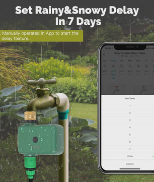 MOES Tuya ZigBee Slimme Water Timer voor Tuinsproeiers & Druppelsystemen - App & Spraakgestuurd