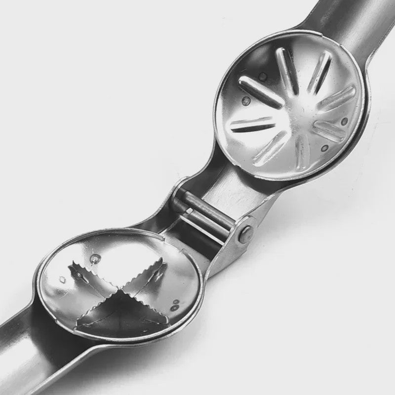 2-in-1 Notenkraker & Kastanjesnijder van Roestvrij Staal - Keuken Gadget