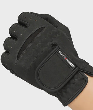 Dames Microvezel Rijhandschoenen - Zwart, Slijtvast voor Fietsen & Motor