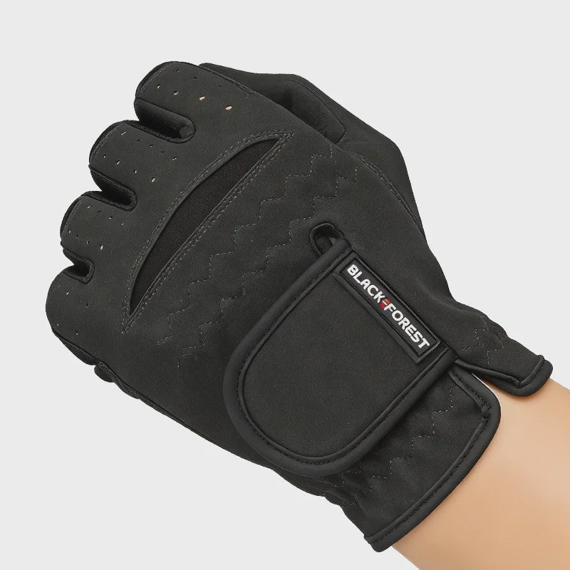 Dames Microvezel Rijhandschoenen - Zwart, Slijtvast voor Fietsen & Motor