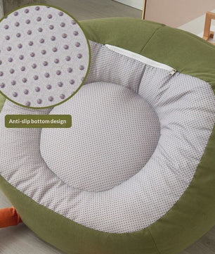 Schattige Avocado Kinderfauteuil - Zachte Zitzak voor Peuters en Kinderen