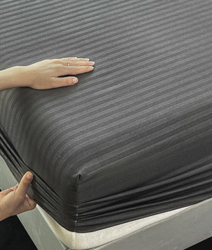 Zachte Hoeslaken met Elastische Band - Effen Kleur - 90-180x200cm