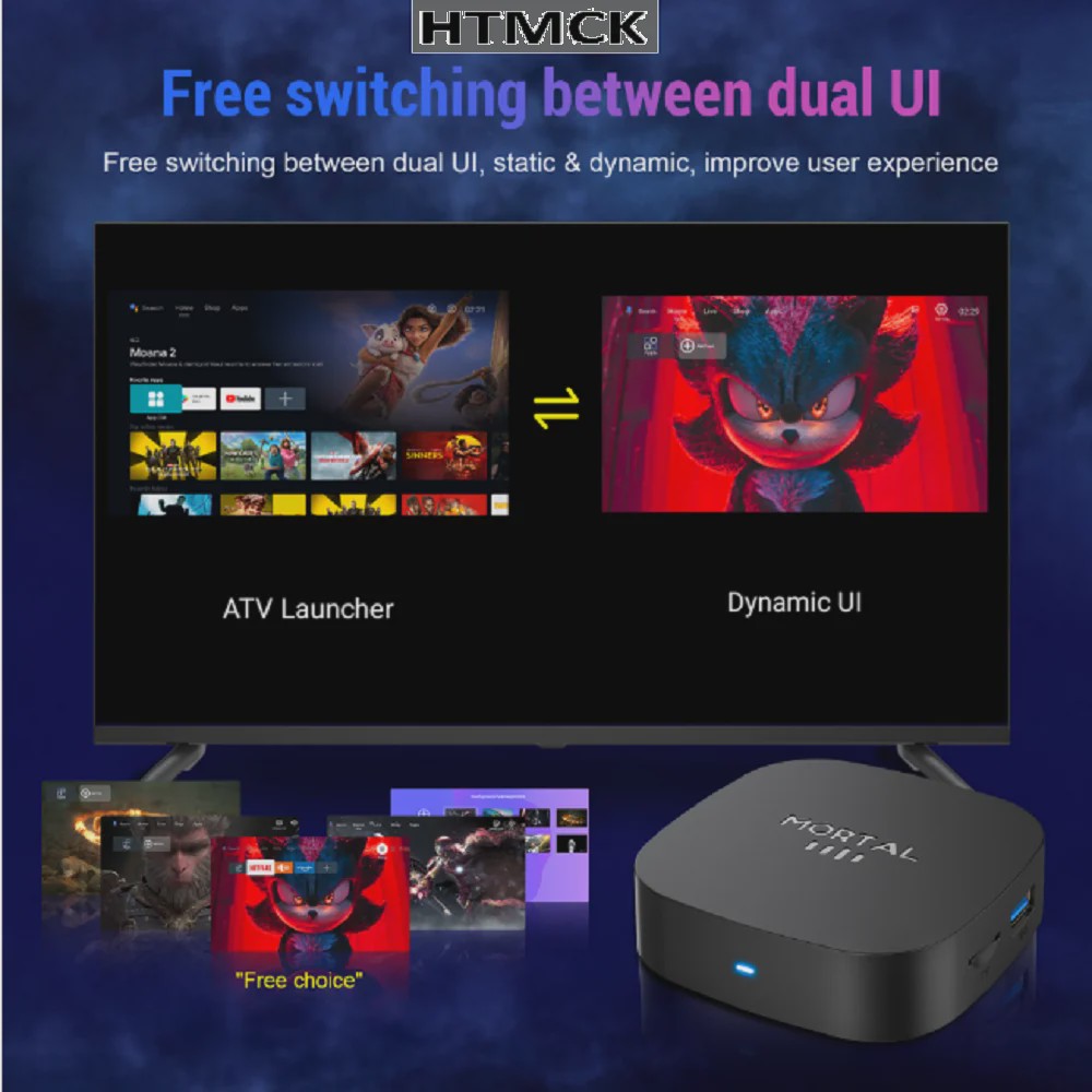 8K Smart TV Box met Rockchip RK3518, 8GB RAM, 128GB ROM, WiFi 6 & Bluetooth 5.4