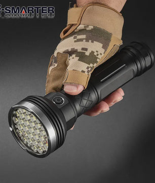 Krachtige Oplaadbare LED Zaklamp 9000LM - Super Helder, Lange Afstand, Tactisch & Camping