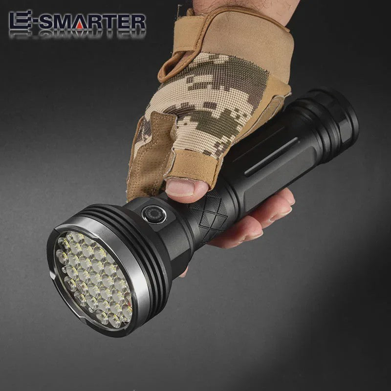 Krachtige Oplaadbare LED Zaklamp 9000LM - Super Helder, Lange Afstand, Tactisch & Camping