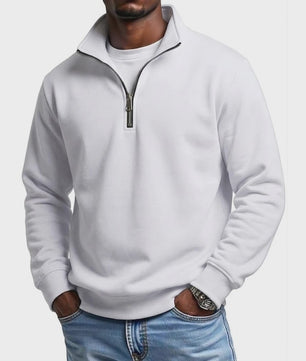 Heren Quarter Zip Pullover Hoodie - Comfortabele Outdoor Sweatshirt voor Heren