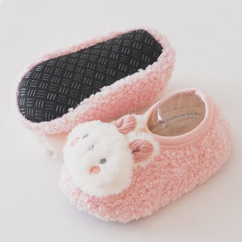 Schattige Konijn Pluche Slofjes voor Kinderen - Zacht & Antislip Binnenshuis