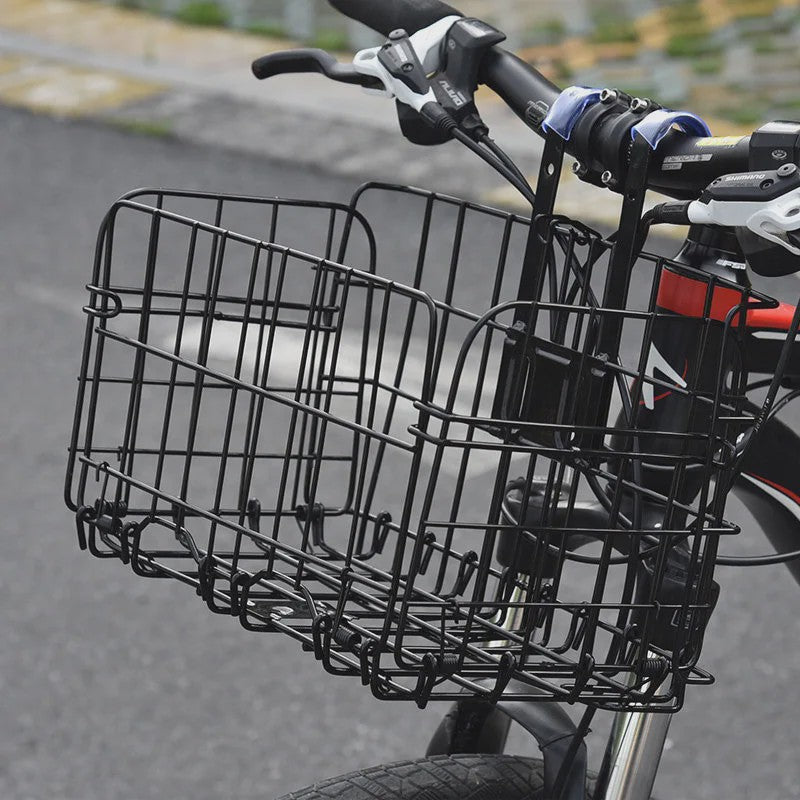 Vouwbare Fietsmand - Voor- en Achtermand - Duurzaam Staal - Mountainbike Accessoire