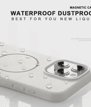 Magnetisch Siliconen Hoesje voor iPhone 11 t/m 17 Pro Max | Magsafe | Schokbestendig | Draadloos Laden
