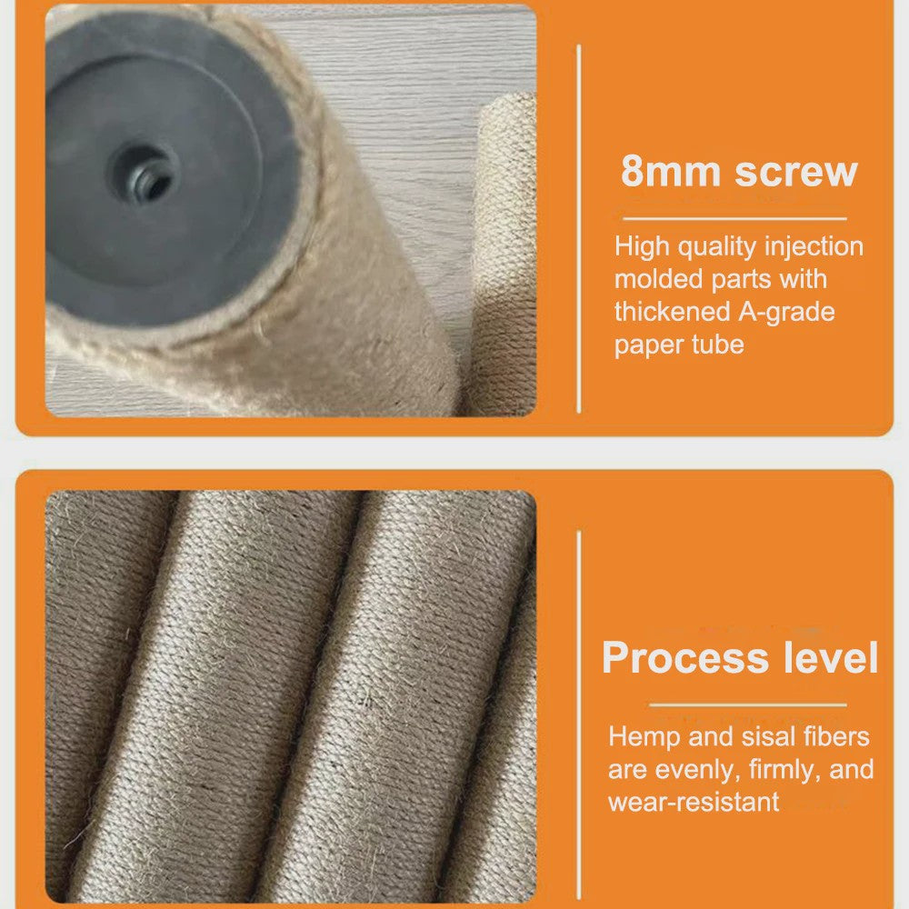 DIY Kattenkrabpaal Vervangingsonderdelen: Sisal Touw Krabpalen & Kartonnen Buizen
