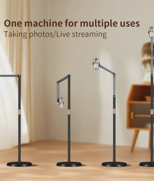 Verstelbare Vloerstandaard voor Projector, Telefoon of Tablet - Draaibaar & Stabiel