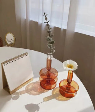 Set van 10 Luxe Glazen Kandelaars - Sfeervolle Decoratie voor Woonkamer, Bruiloft & Feest