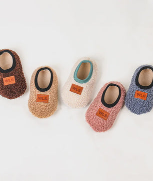 Zachte Pluche Babyslofjes - Antislip Sokken voor Binnen - Kinderen & Peuters