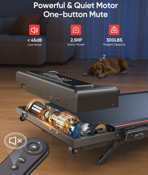 Toputure Elektrische Opvouwbare Loopband met Helling & App Controle - Ideaal voor Thuis & Kantoor