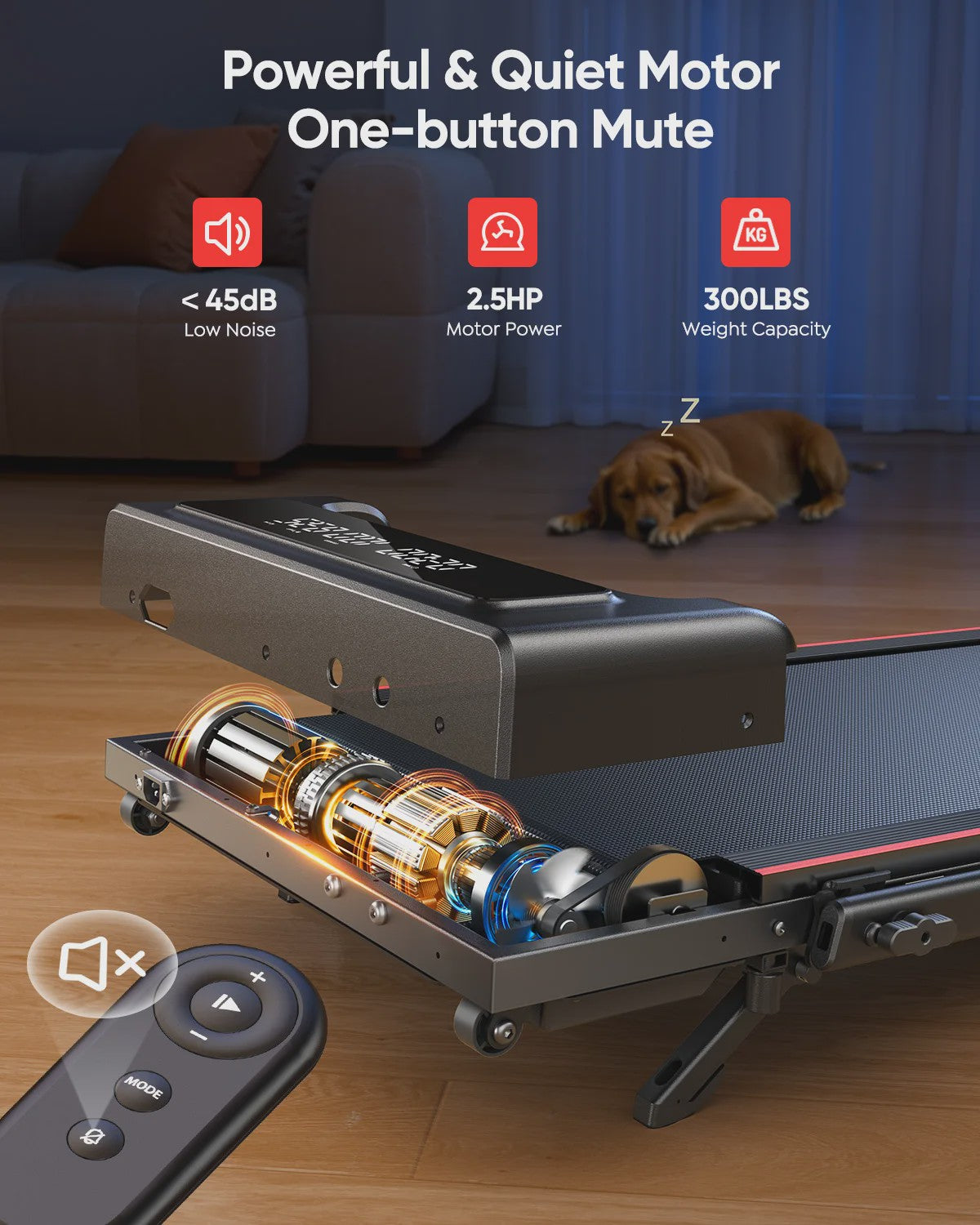 Toputure Elektrische Opvouwbare Loopband met Helling & App Controle - Ideaal voor Thuis & Kantoor