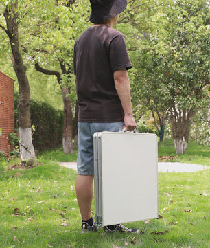 Opvouwbare Aluminium Tafel - Verstelbare Hoogte voor Camping, Tuin & Picknick