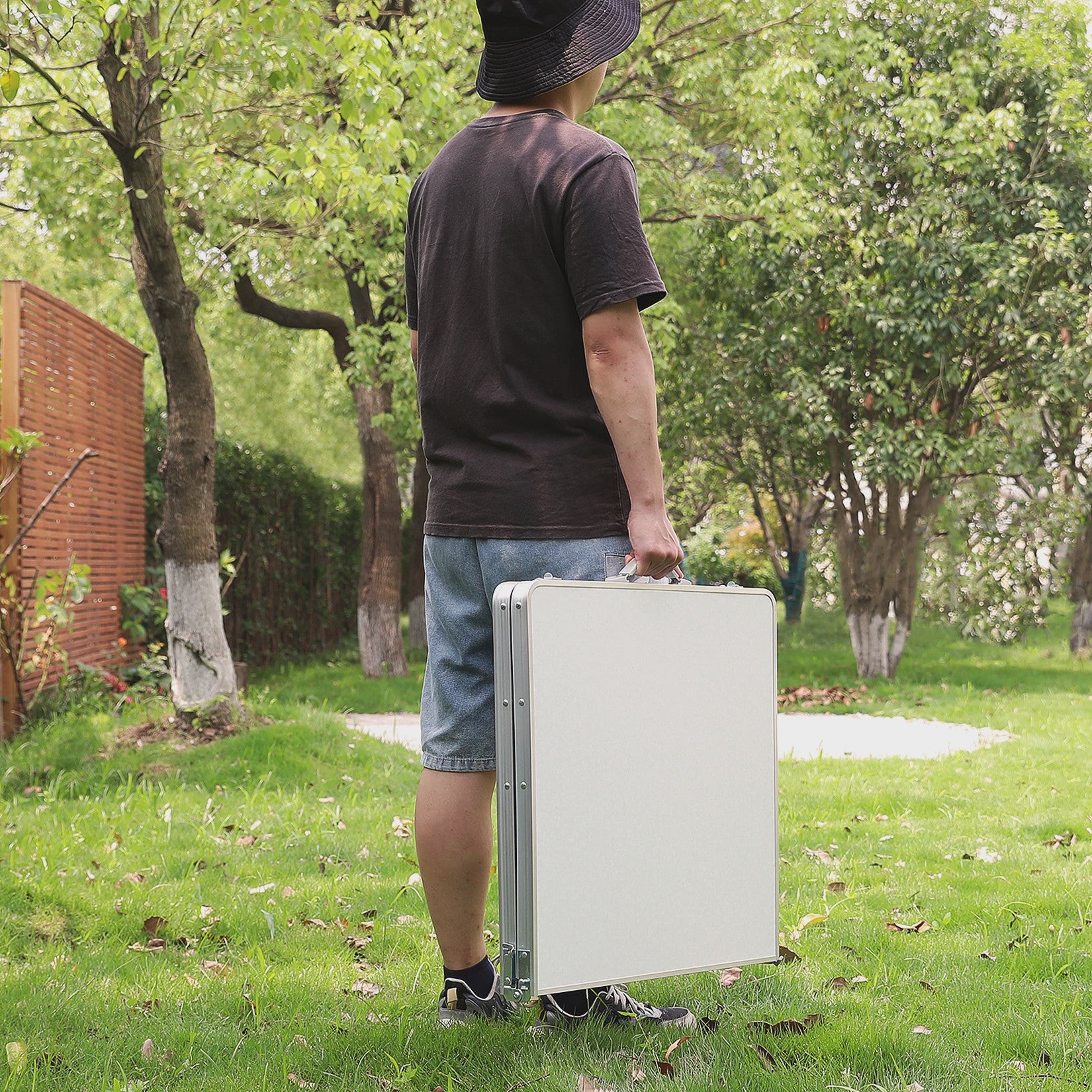Opvouwbare Aluminium Tafel - Verstelbare Hoogte voor Camping, Tuin & Picknick