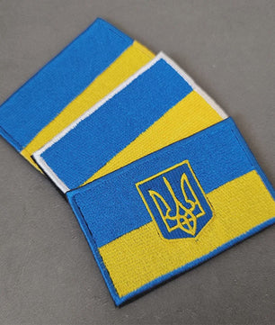Ukraine Vlag Patches & Nationaal Embleem - Geborduurde Tactische Badges voor Kleding