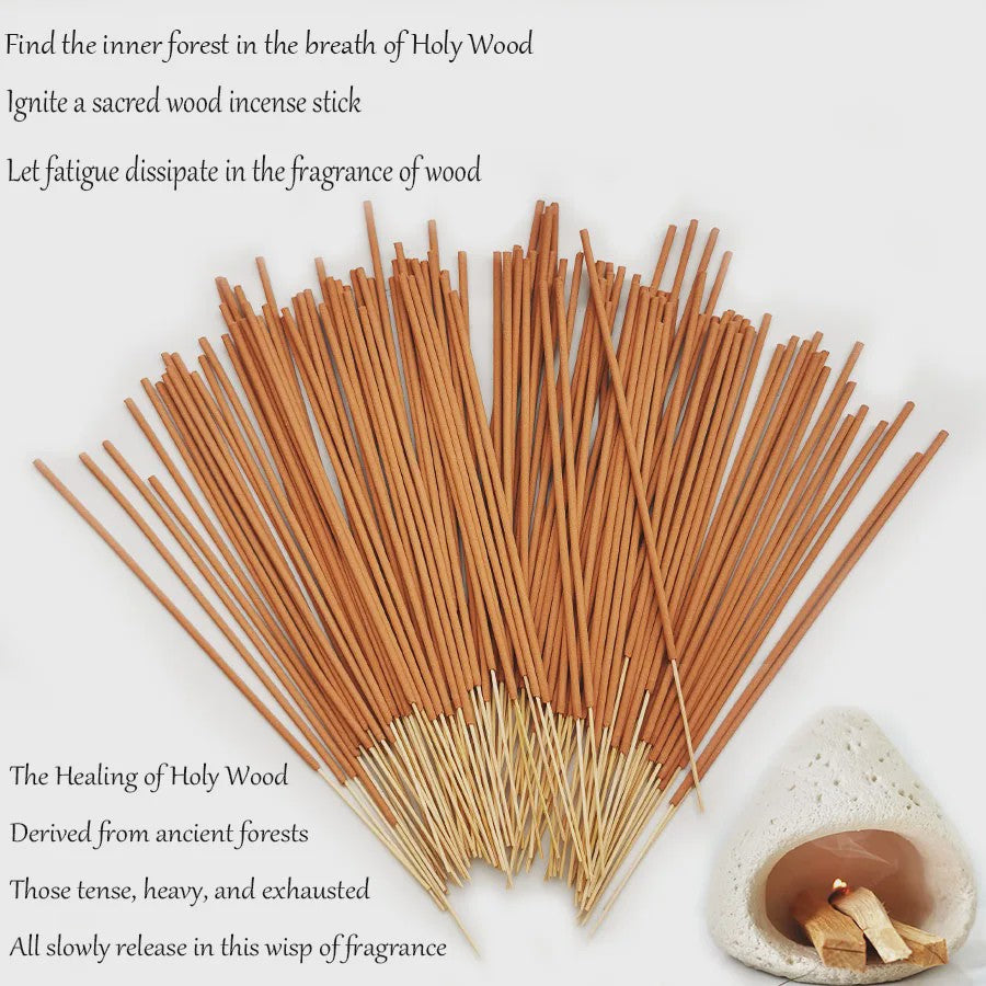 Premium Palo Santo Wierookstokjes - 30/80 Stuks voor Yoga, Meditatie & Zuivering