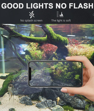Aquarium Verlichting 90cm - LED Lamp voor Planten, Algen & Koraal - Zwart