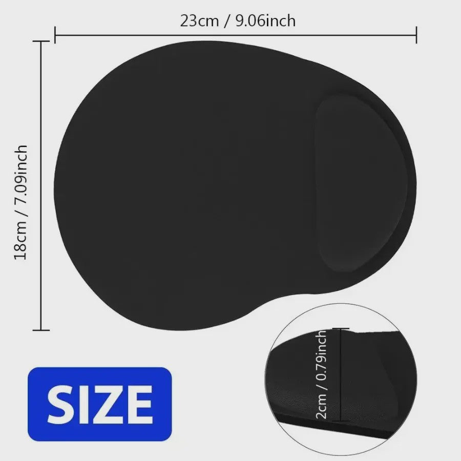 Ergonomische Muispad met Polssteun - Comfortabel, Antislip voor Kantoor & Gaming
