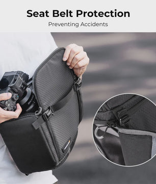 K&F CONCEPT 10L Waterdichte Camera Sling Backpack - Fotografie Rugzak voor DSLR/Mirrorless
