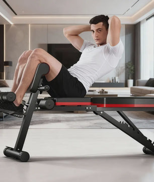 Verstelbare Trainingsbank voor Krachttraining - Multifunctioneel & Draagbaar Fitnessapparaat