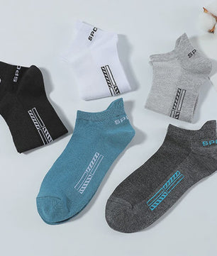 5/10 Paar Katoenen Sneakersokken Heren & Dames - Ademend Mesh & Comfortabel